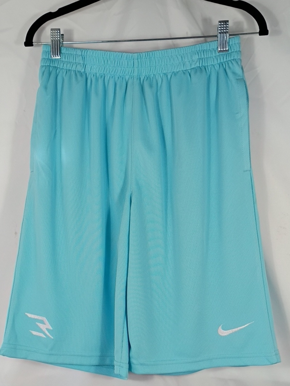NWT Nike 3brand Still Blue French Terry Boys Shorts Size XL Workout Summer